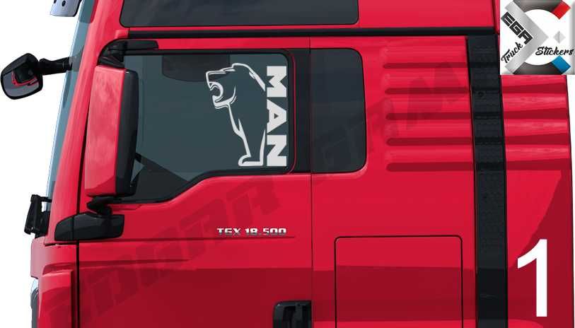 Autocolante para Vidro SCANIA Griffin + SUPER