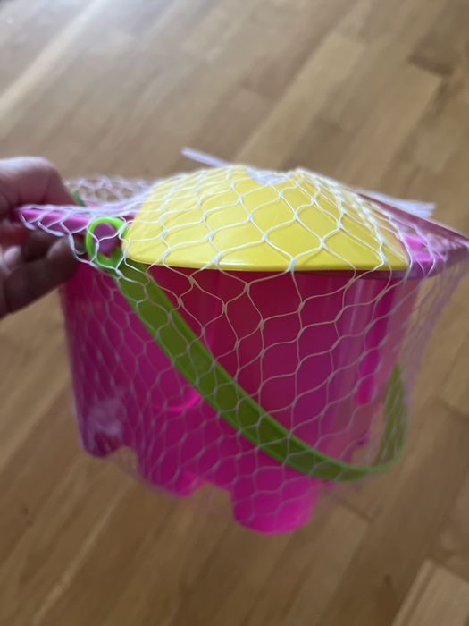 Дитячий набір для піска відро пасочки лопата