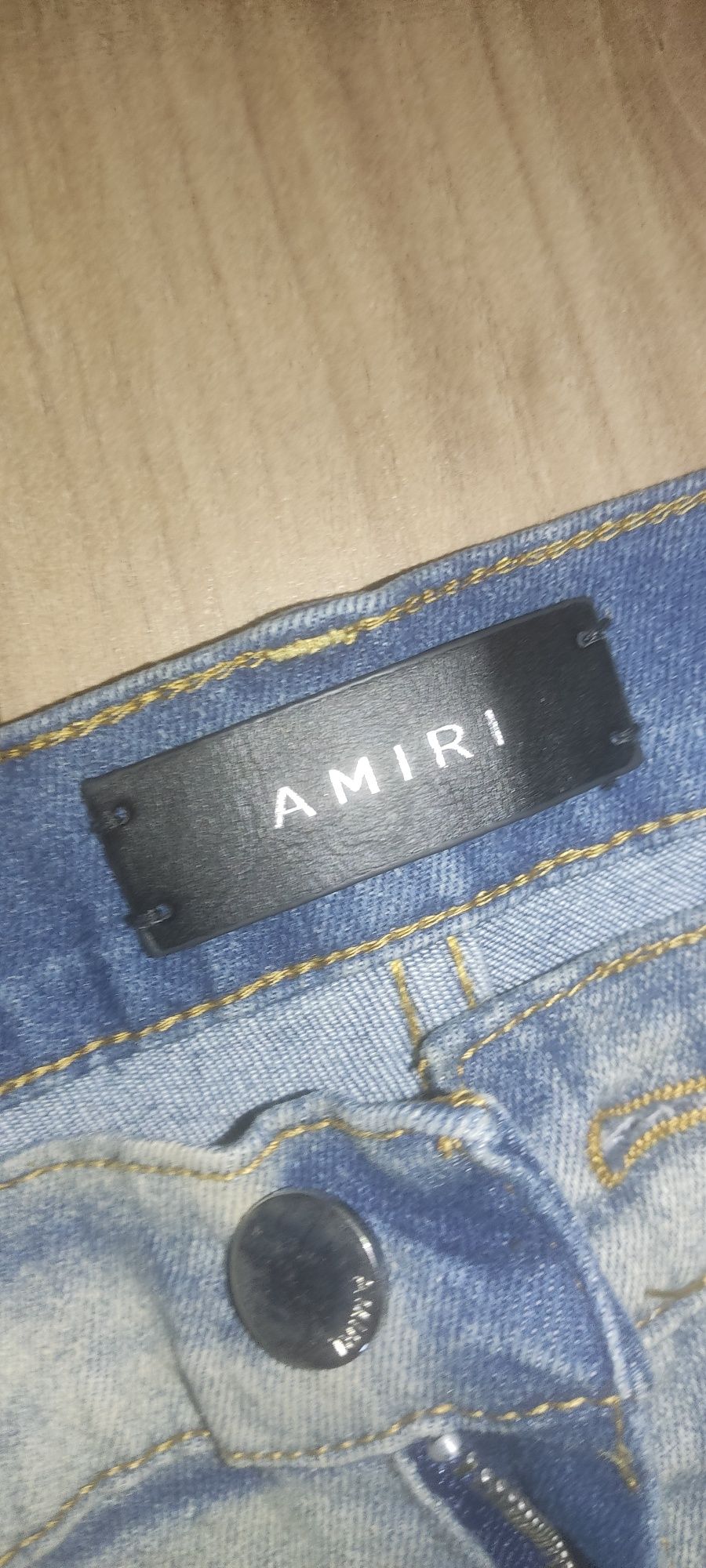 Штаны Amiri slim fit jeans