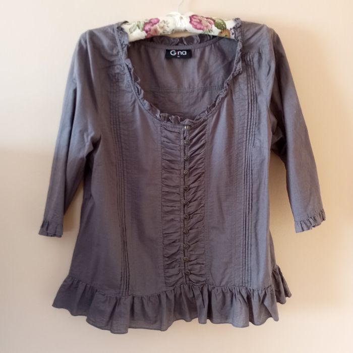 lekka bluzeczka płócienna  w stylu etno/boho