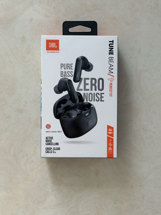 Бездротові навушники JBL Tune Beam, чорні