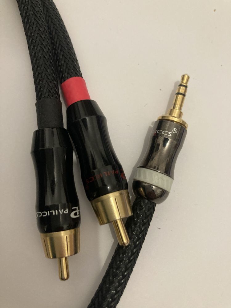 3.5mm TRS do Dual RCA Choseal 4N-OFC Y-cable 4m