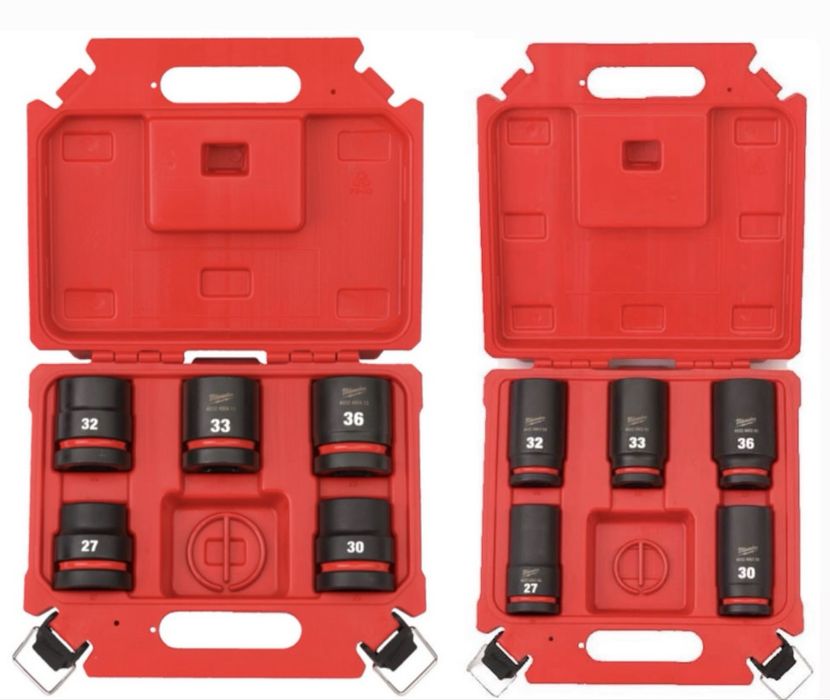 Набір головок коротких, подовжених ударних 3/4 5шт (27-36мм) MILWAUKEE