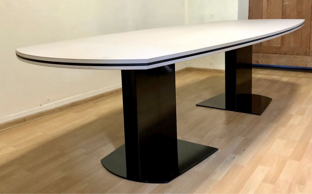 Designerski ogromny stol dwukolorowy 300/110cm