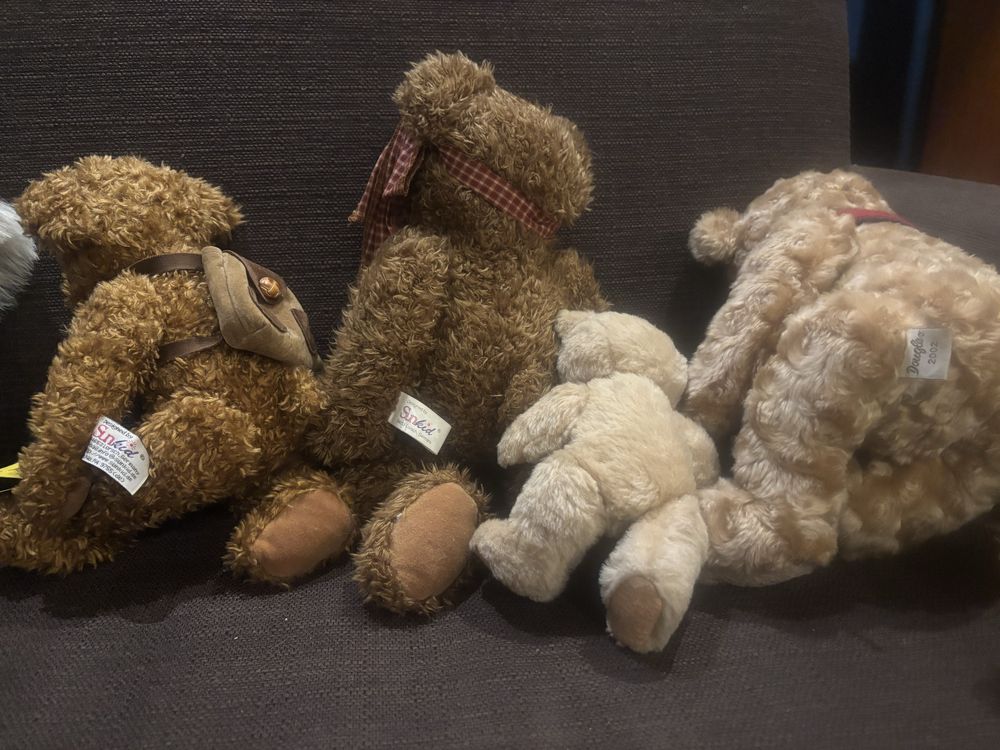 Stare misie kolekcja 6sztuk.