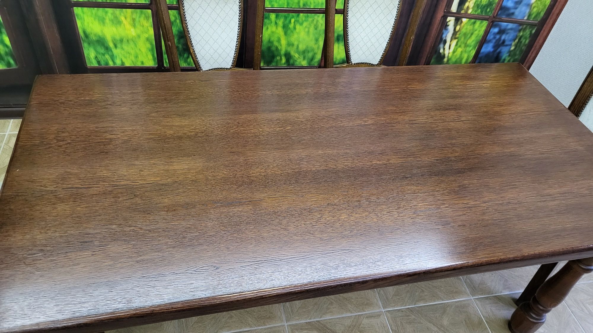 Stół drewniany, antyczny, stylowy dębowy 180x88x78cm