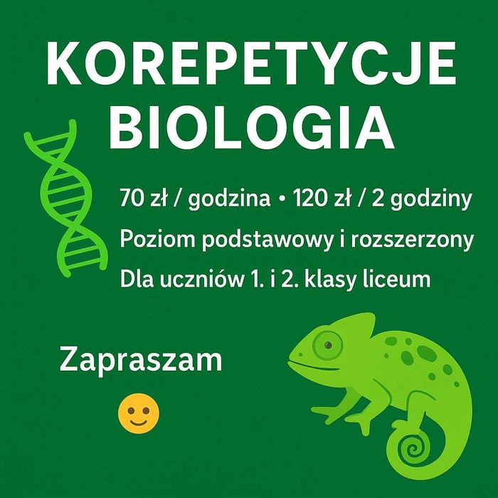Korepetycje biologia