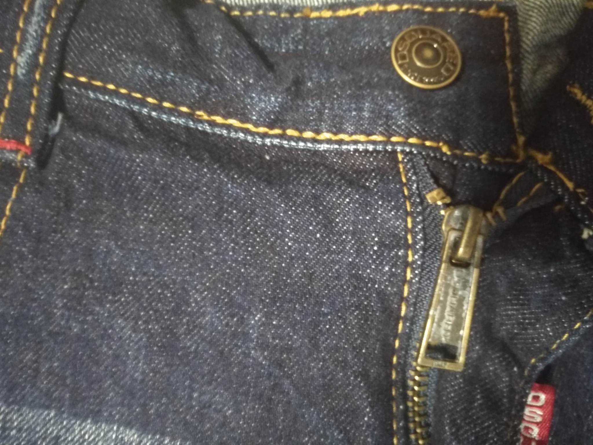 Dsquared spodnie jeansowe size 34 biodrówki