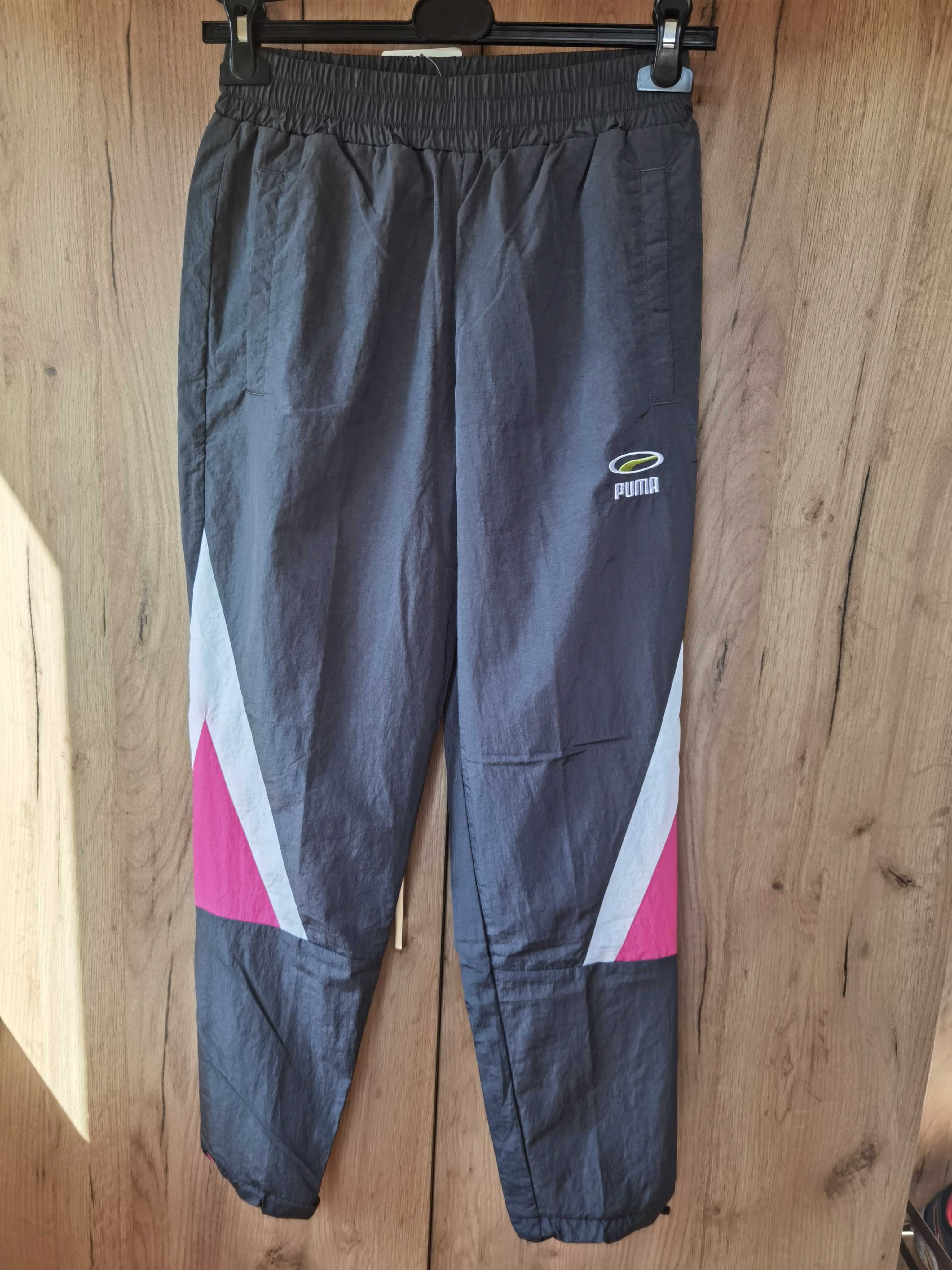 Spodnie sportowe pantalony Puma, rozmiar S, nowe z metką, kieszenie