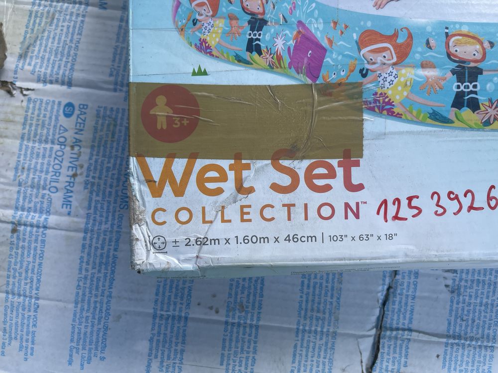 Basen pompownay intex  Wet Set