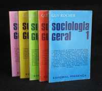 Livros Sociologia Geral Guy Rocher 5 Volumes Completo