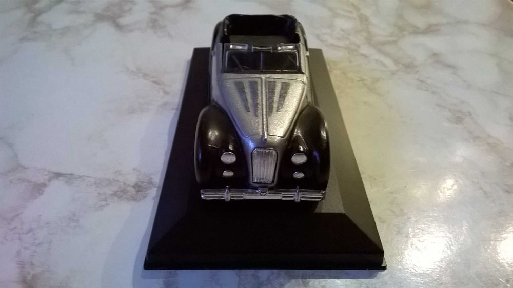 samochód, auto, model cabrio w stylu retro, skala 1:34