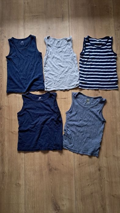 Zestaw 5 szt. podkoszulki h&m r. 110/116