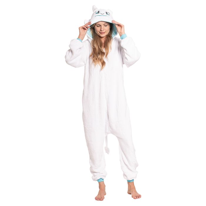 Piżama Damska Kombinezon Kigurumi Onesie Szczerbatek Biały 175-185 XL