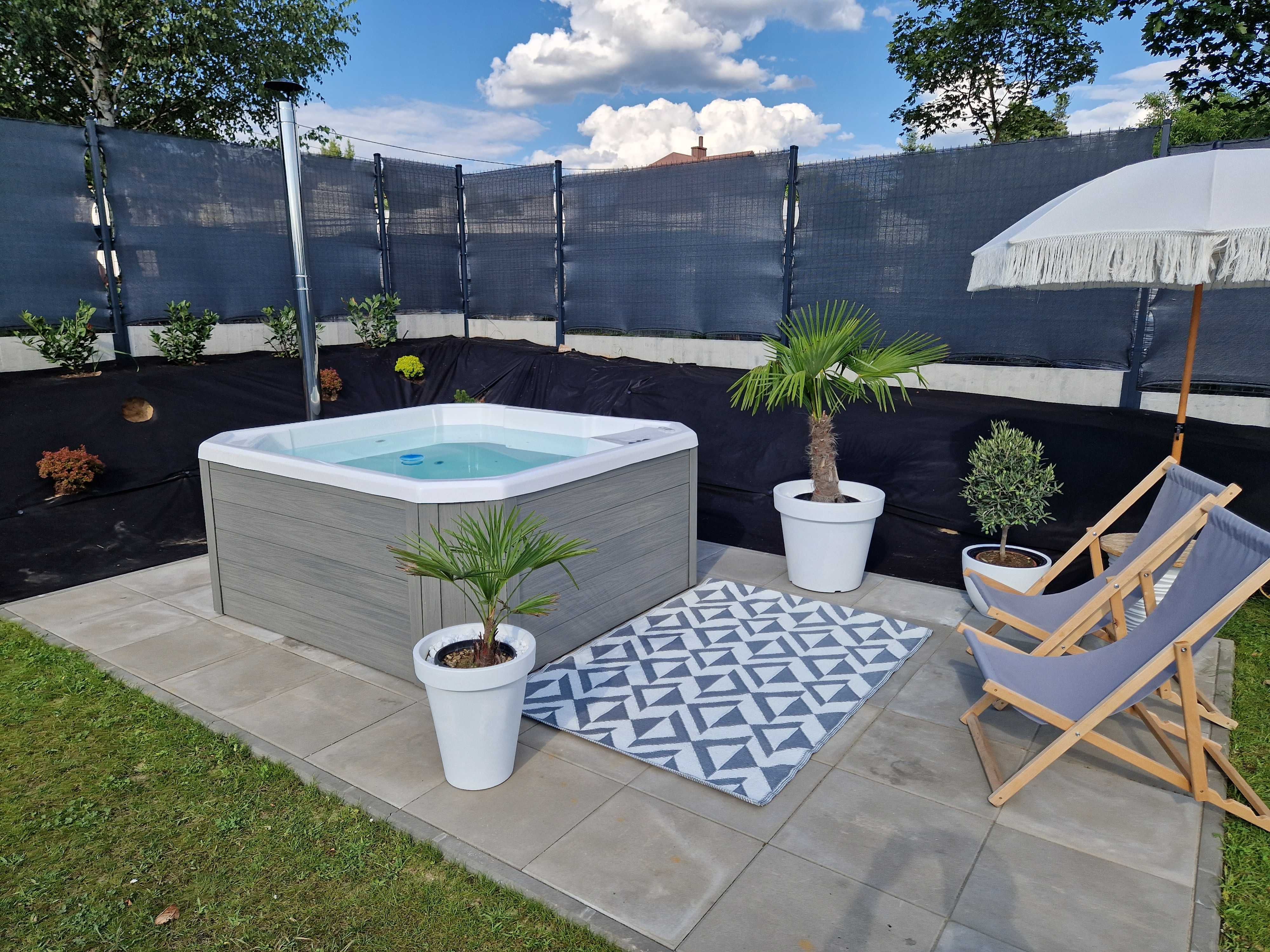 Jacuzzi jakuzzi balia basen hydromasaż gorąca beczka transport GRATIS