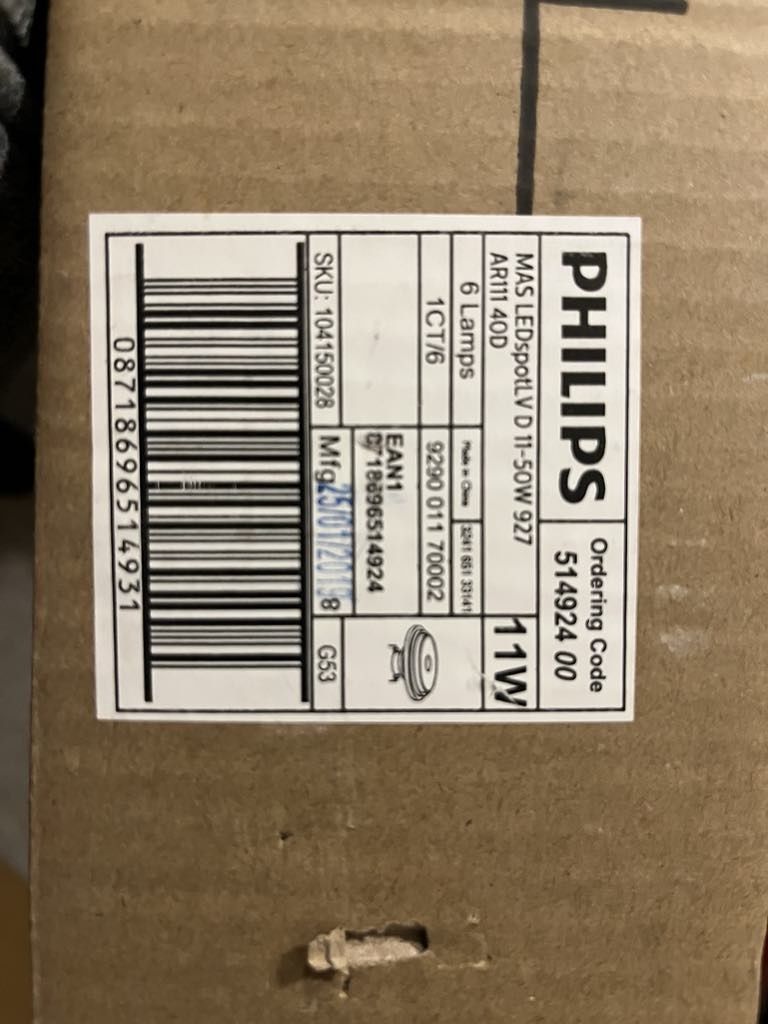 Phillips Master, Wkład do lamp halogenowych, LED 11W