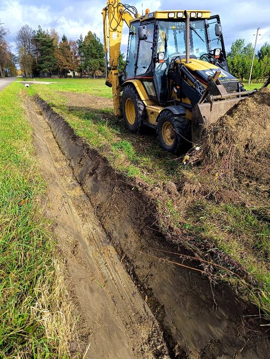 Usługi minikoparką, ładowarką, koparką roboty ziemne, ogrodzenia