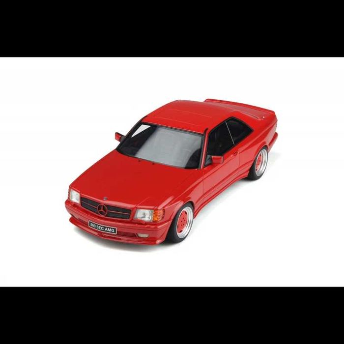 Model Mercedes-Benz W126 560 SEC wide body czerwony Otto OT995 1:18