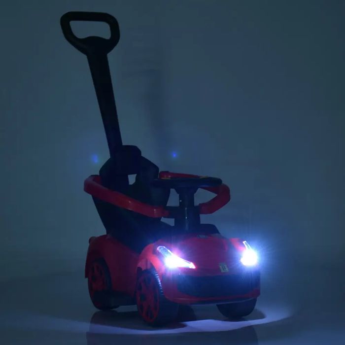 Каталка Толокар M 4741 Bambi батьківська ручка музика