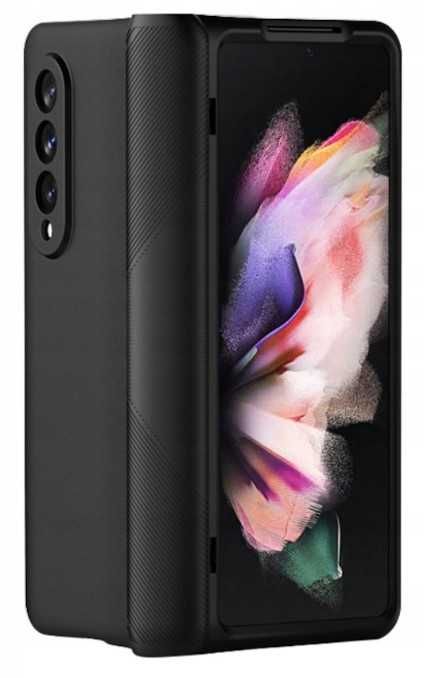 Etui Full Cover do Samsung do Galaxy Z Fold3 5G, ze szkłem, Black