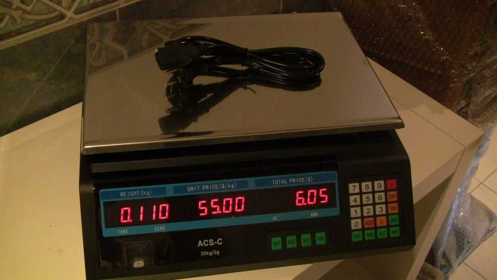 Balança comercial pesa até 40kg. com escala digital - NOVA