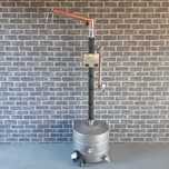 Destylator MIEDZIANY Aabratek na Prąd 160cm Bimber Spirytus 96%, fi54