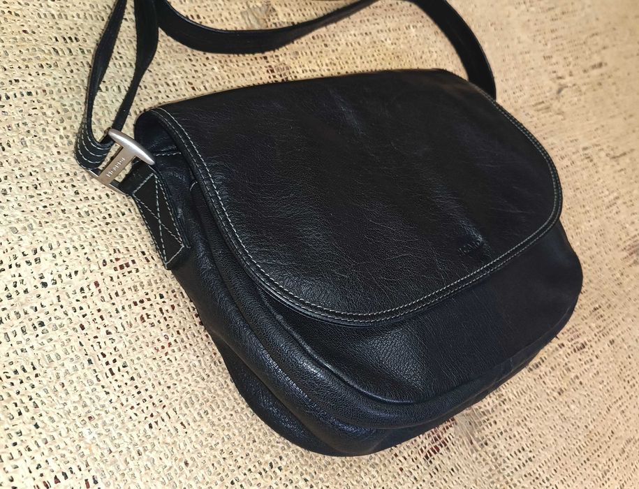 Кожаная сумка Picard Германия кросс боди на плечо новая