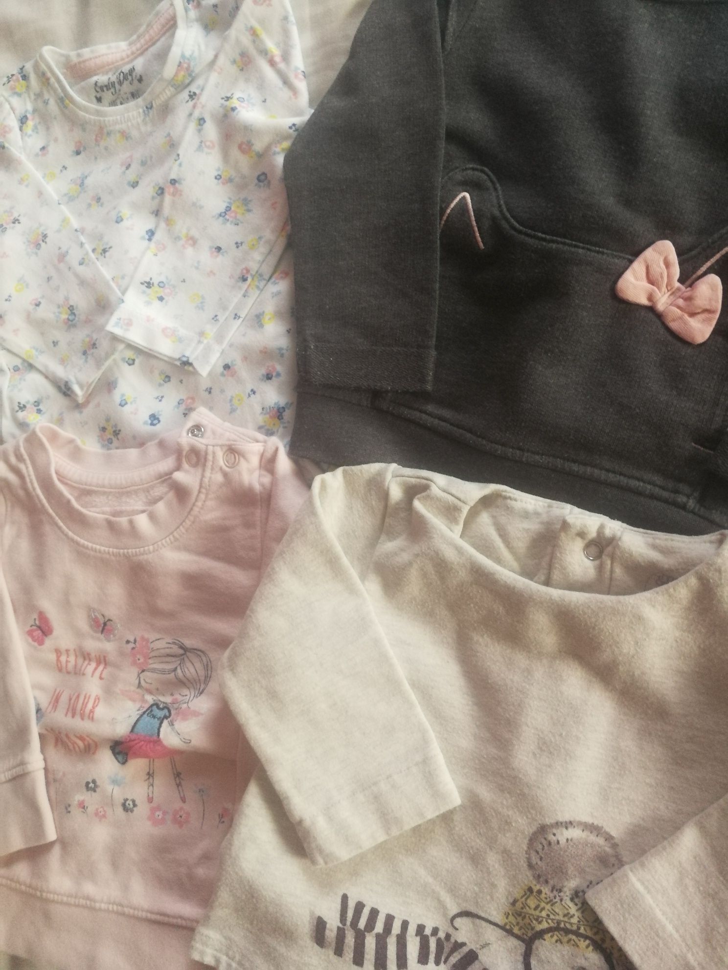 Bluzy bluzki dziewczynka niemowlę 3-6 mscy 62-68