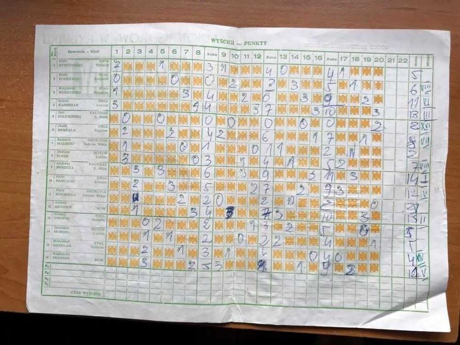 Program żużlowy 1/4 Złoty Kask [Rybnik, 1989r.]