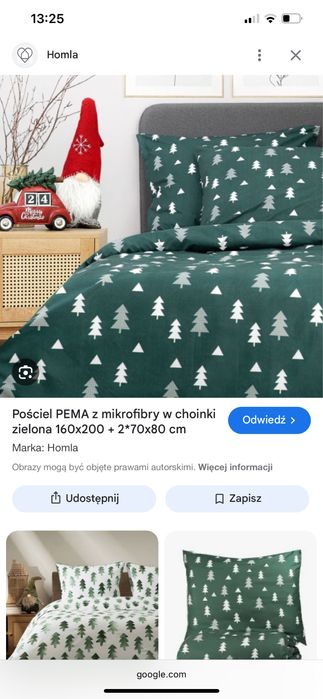 Pościel świąteczna 200x220