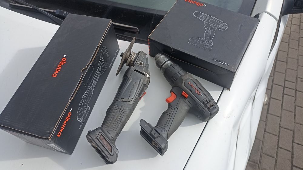 Dnipro-m шуруповерт дриль+болгарка DGA-200BC ULTRAдля акб