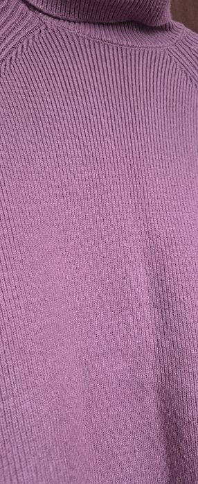 Zara L sweter z golfem wiskoza