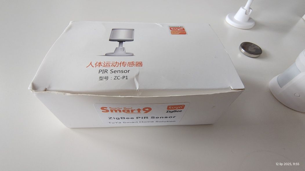 2x Sensor Czujnik  Ruchu PIR Zigbee Tuya