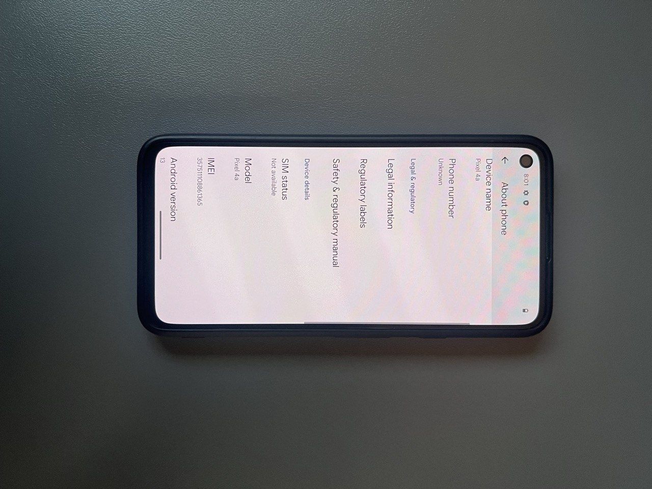 Телефон Pixel 4a