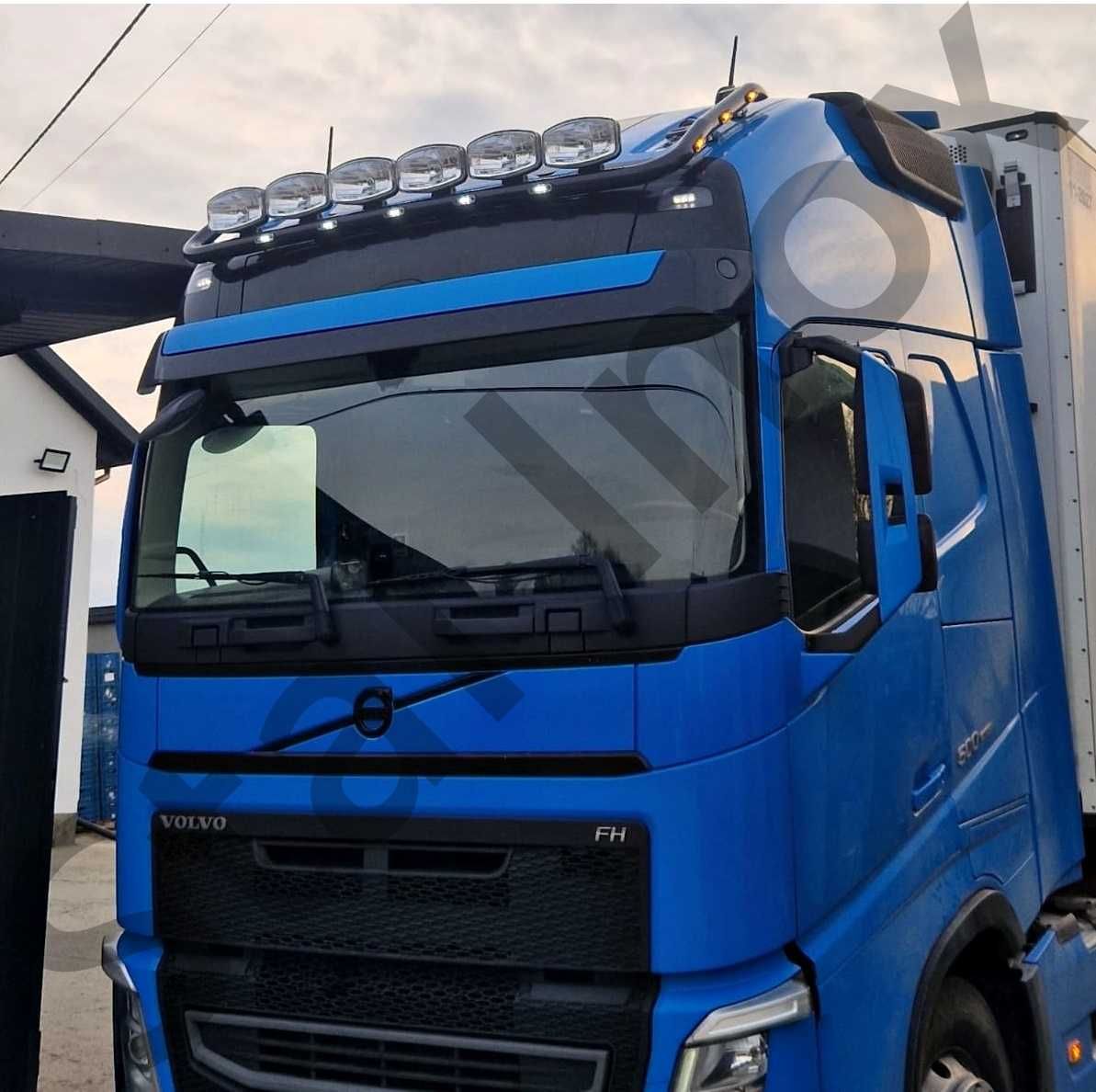 Orurowanie górne malowane proszkowo VOLVO Fh4 Fh5 oświetlenie led