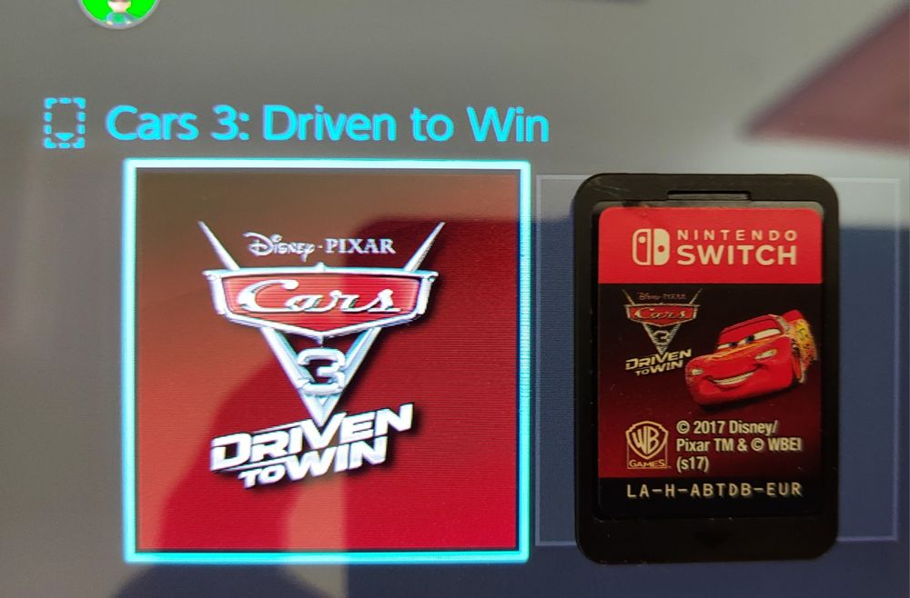Jogo Cars 3 nintendo switch