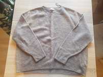 Brązowy sweter oversize H&M