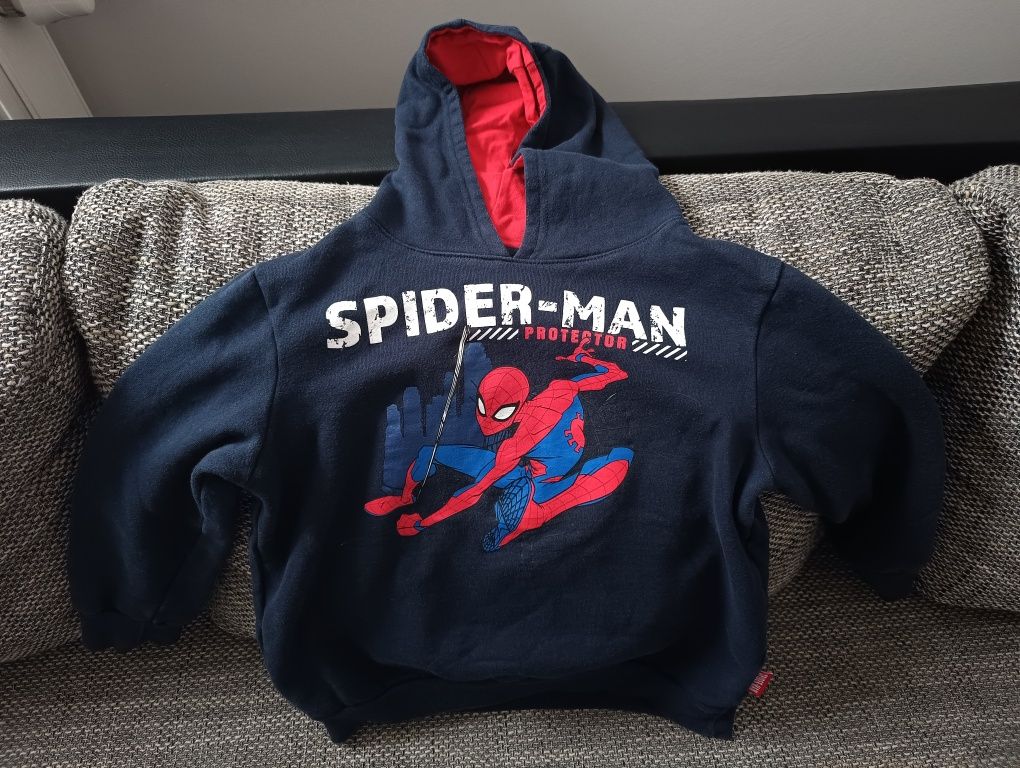 Bluza z kapturem Spiderman 128cm