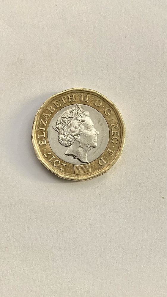 Moeda inglesa Elizabeth 2017