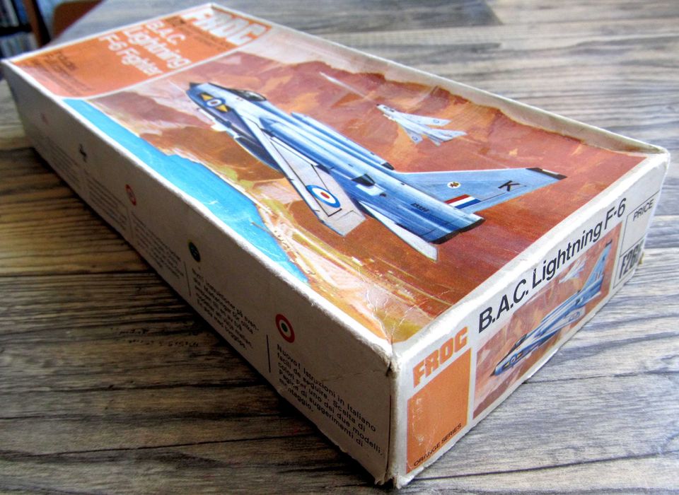 B.A.C. Lightning F - 6 , 1:72, Frog, vintage, UNIKAT