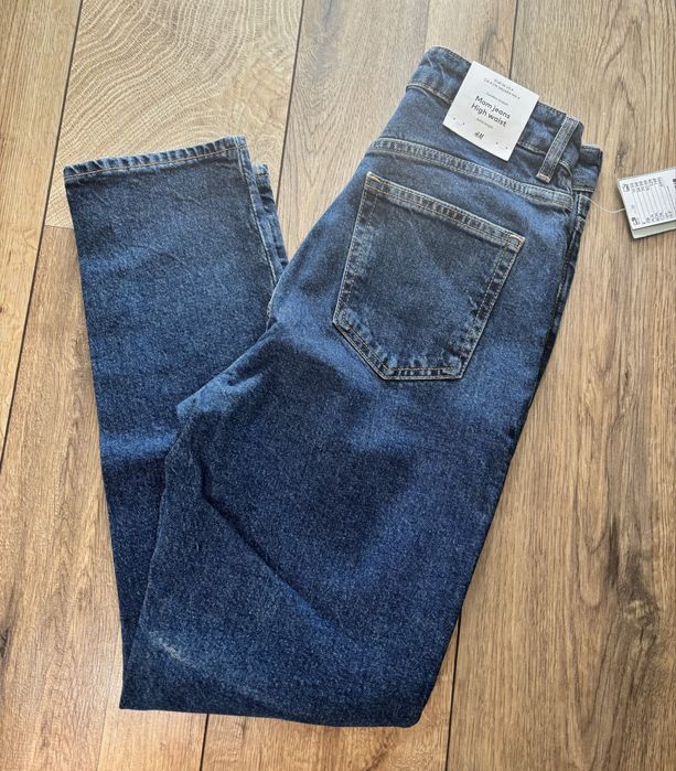 Nowe spodnie mom jeans wysoki stan nowe S rozmiar 36.