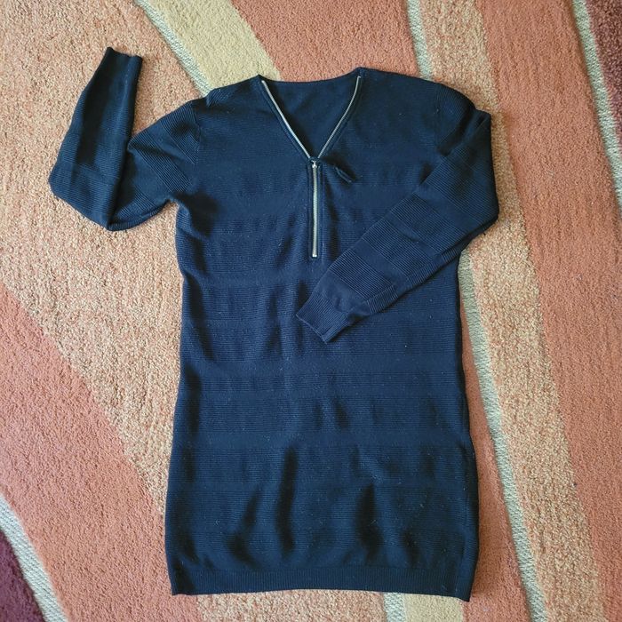 Pudełkową sukienka wełniana