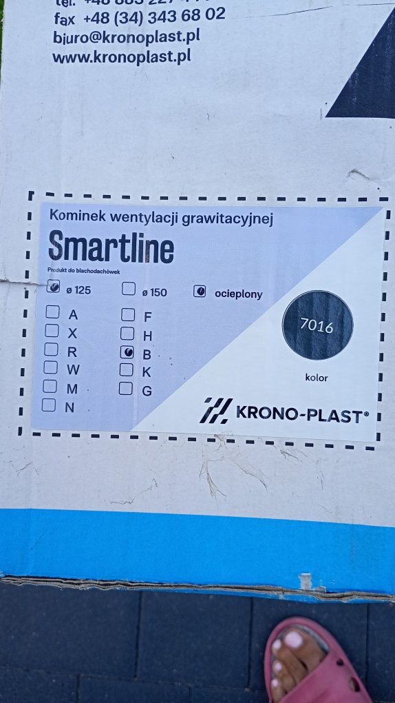 Kominek wentylacyjny KRONO-PLAST