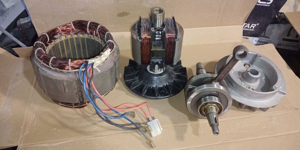 Запчастини на 1 кВт генератор