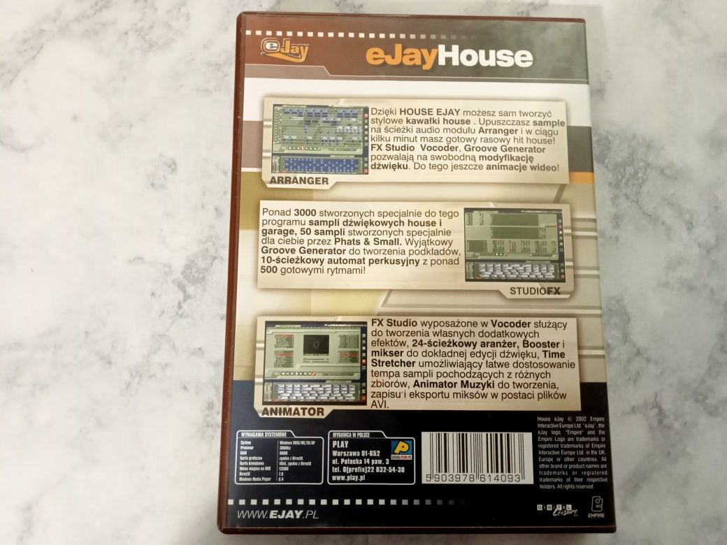 eJay House PC program muzyczny