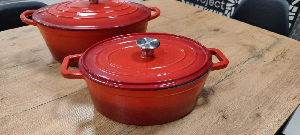 WYPRZEDAŻ EKSPOZYCJI - Garnek żeliwny, gęsiarka, 6,9 l - Hendi 626825