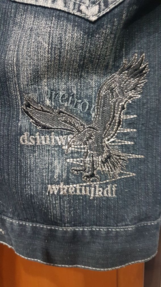 Kurtka jeans granatowa rozmiar 116