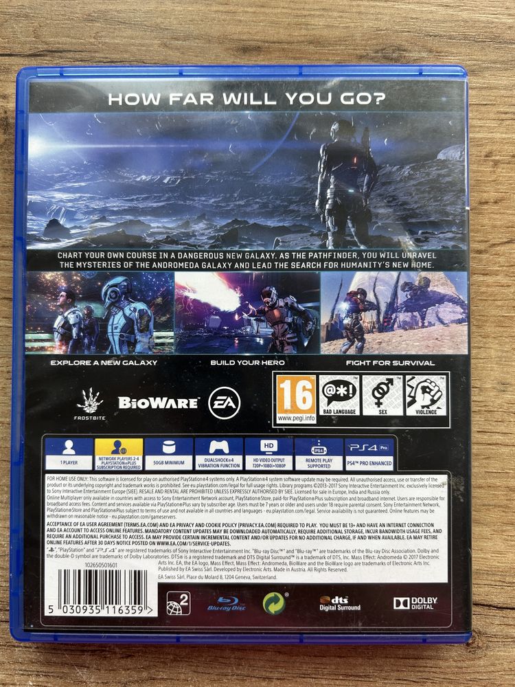 Mass Efect andromeda na Ps4