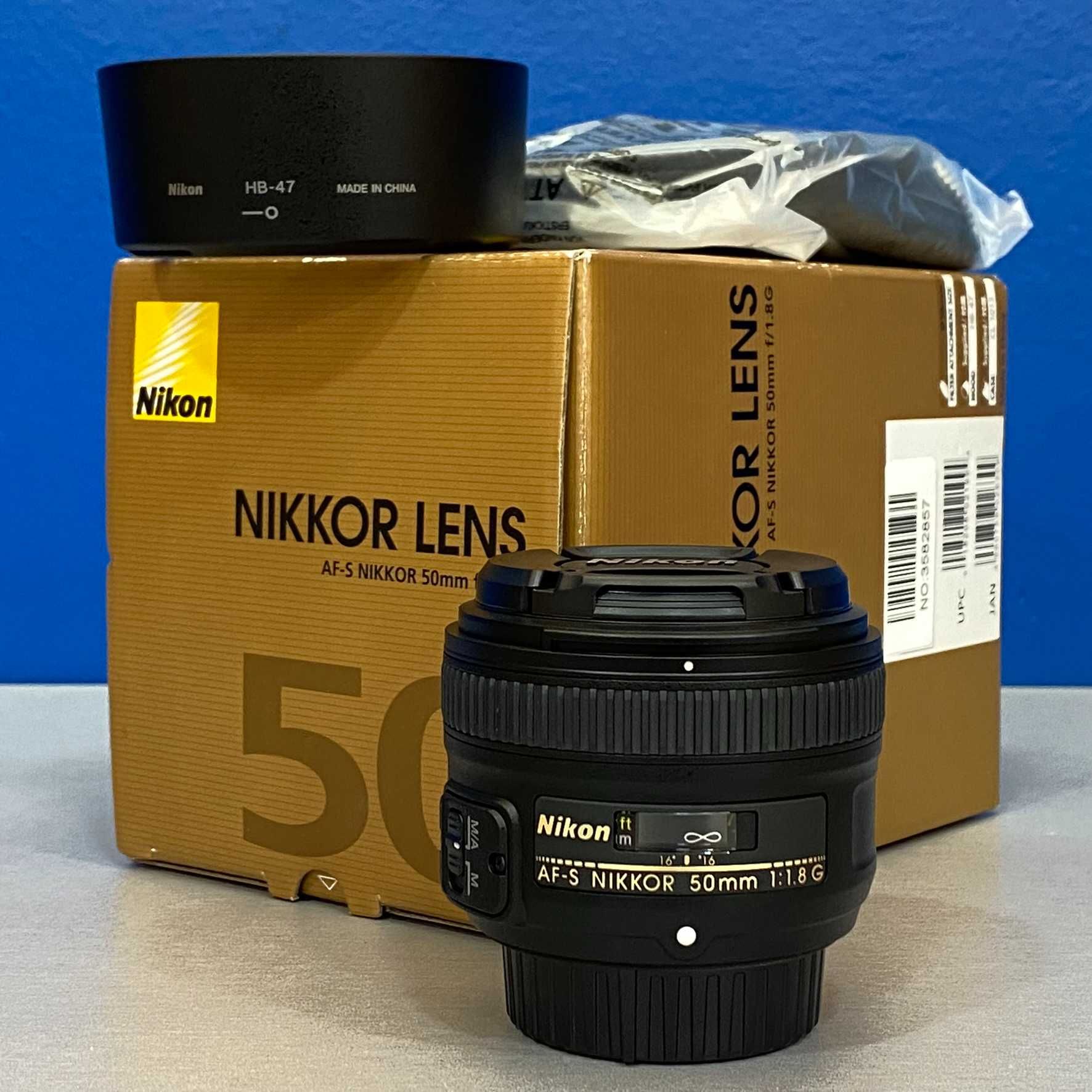 Nikon AF-S 50mm f/1.8G - NOVA - 3 ANOS DE GARANTIA