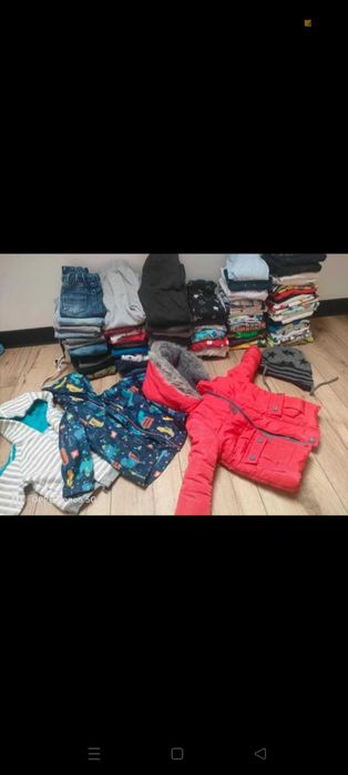 Paka ubrań dla chłopca 74-92